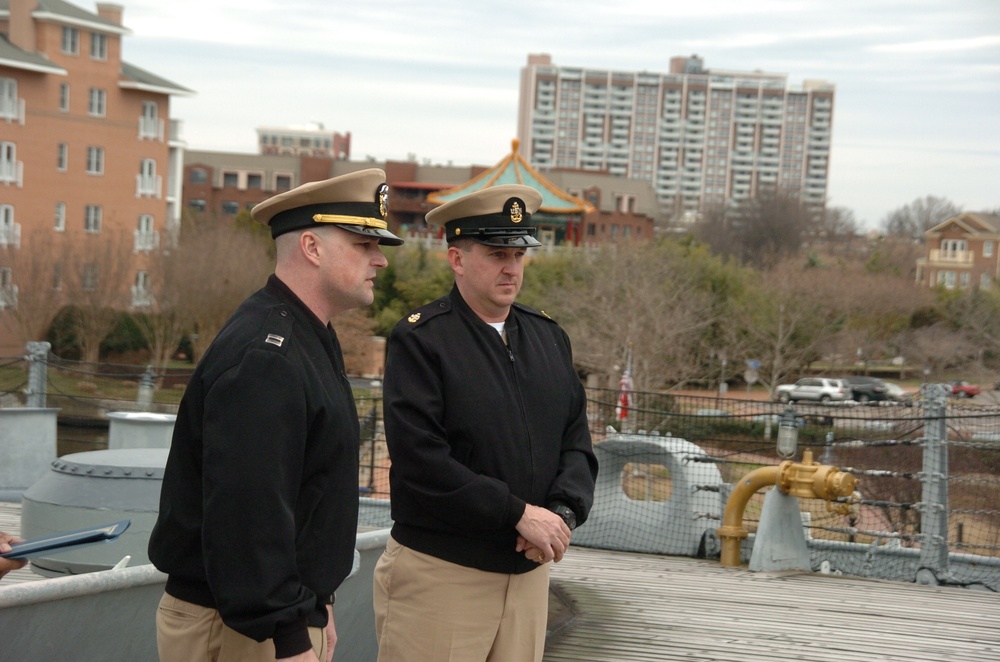 ETCS(SW/SCW) Eric Zimmerman re-enlistment