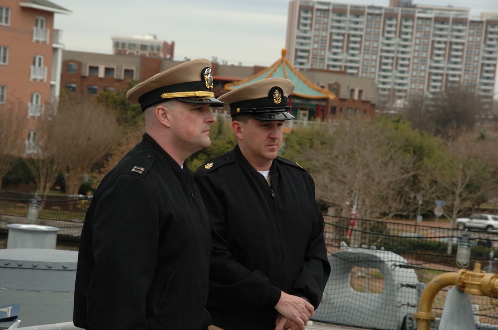 ETCS(SW/SCW) Eric Zimmerman re-enlistment