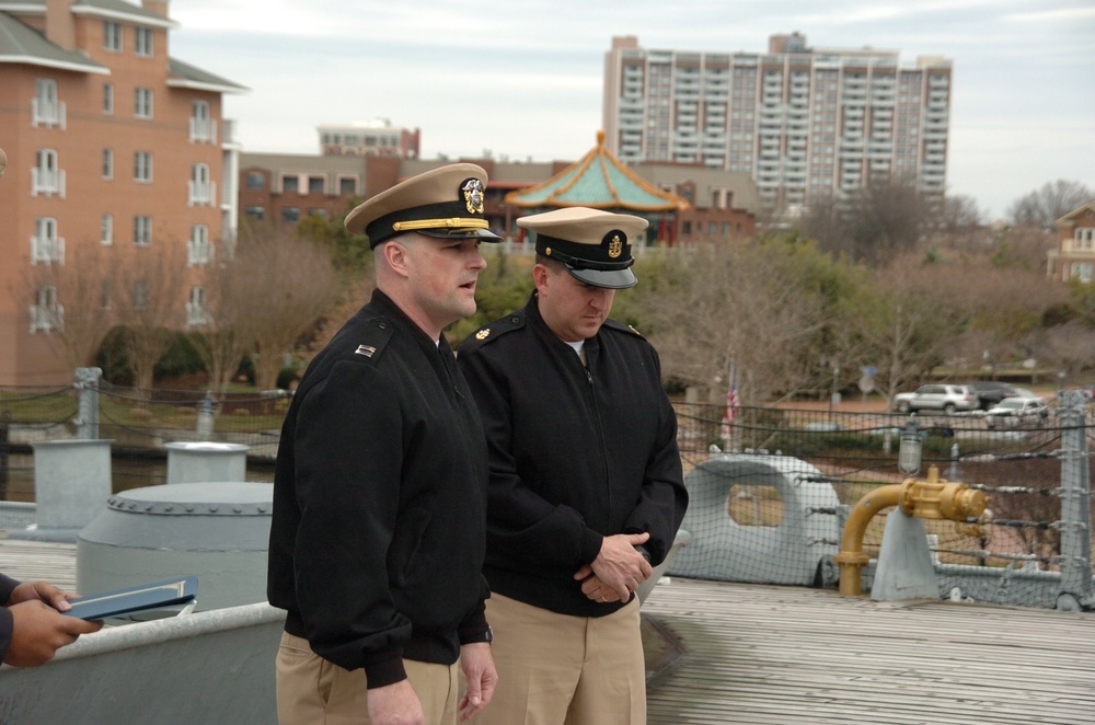 ETCS(SW/SCW) Eric Zimmerman re-enlistment