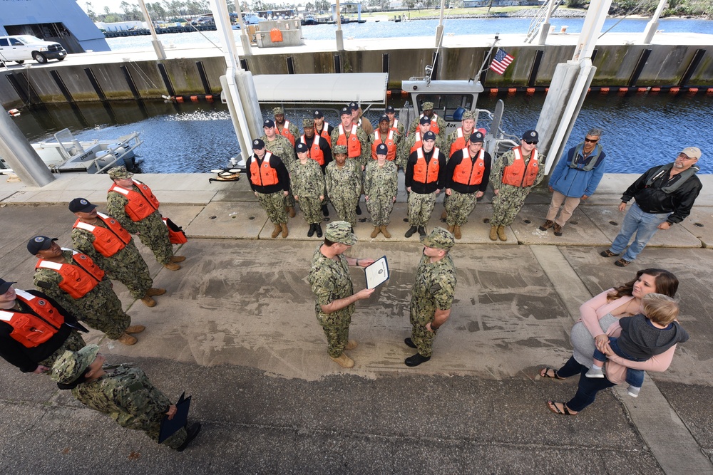 Boatswain's Mate 1st Class Taylor Baxley Reenlistment