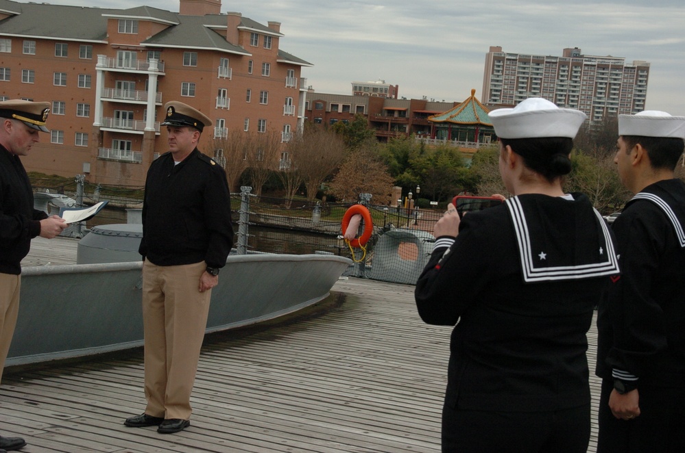 Re-enlistment ceremony