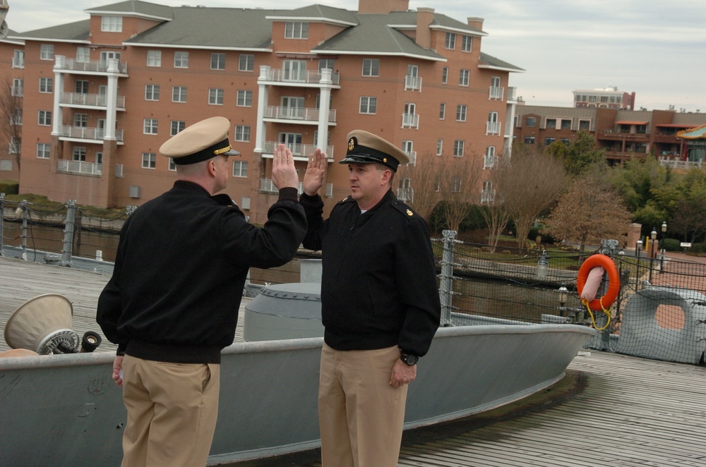 Re-enlistment ceremony