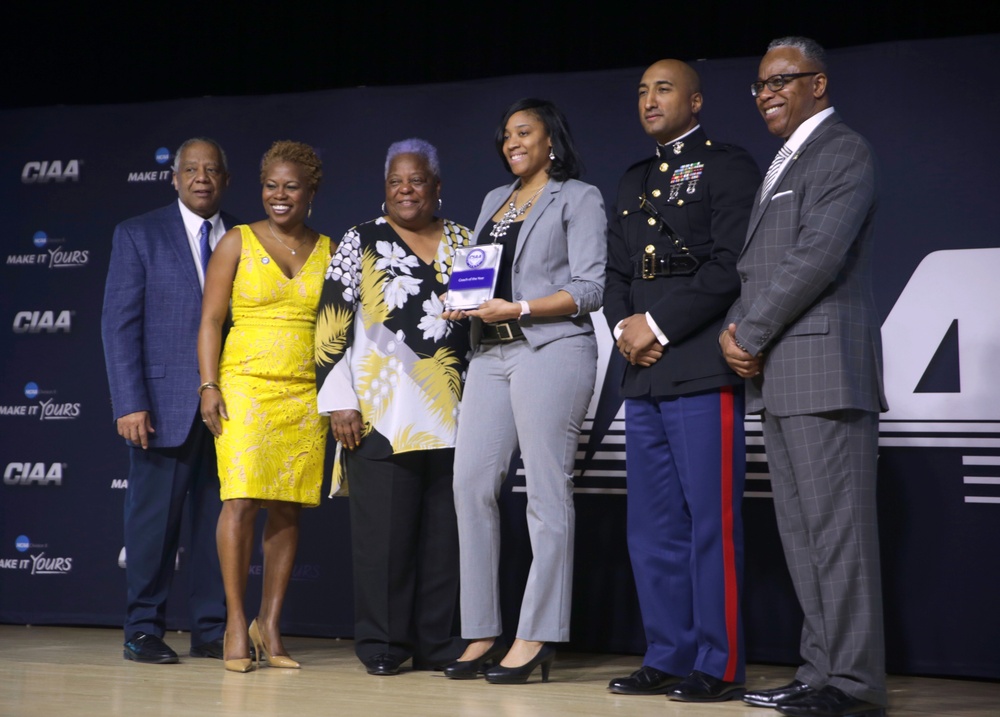 Marines honor CIAA coaches