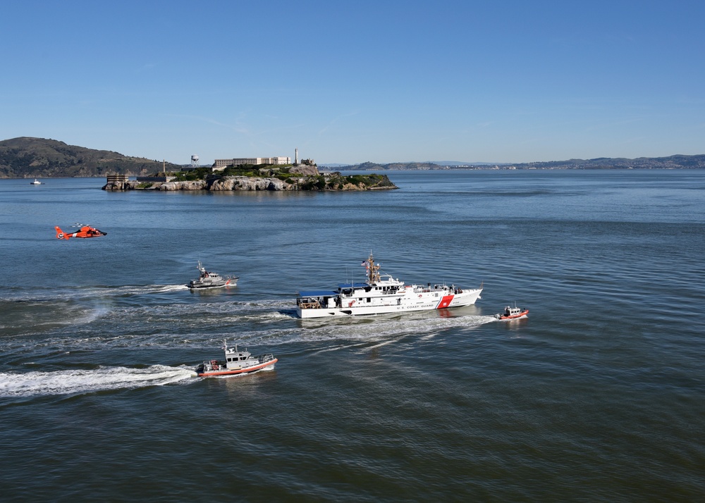 Coast Guard Cutter Robert Ward Arrives in San Francisco