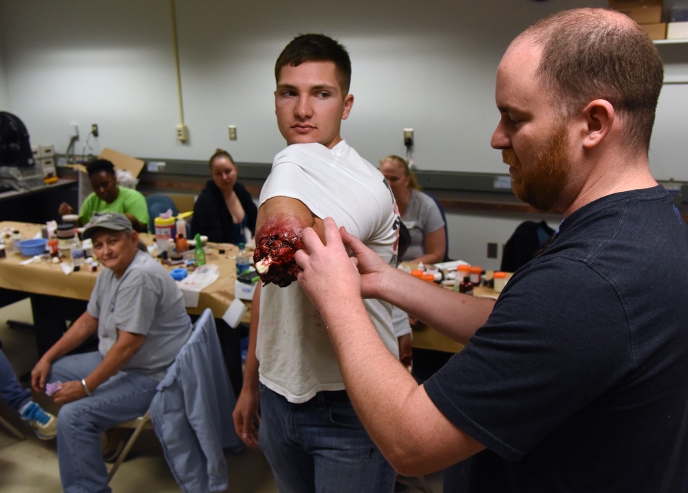 Moulage training creates realistic scenarios