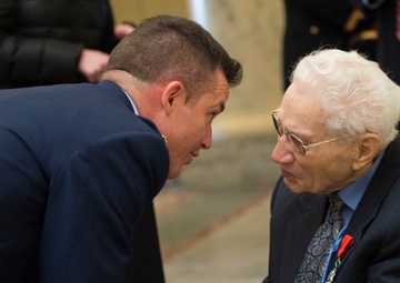 WWII veteran receives the French Legion d’Honneur by French Consul