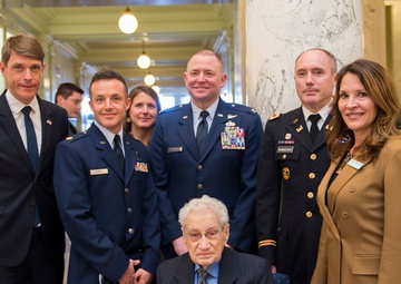 WWII veteran receives the French Legion d’Honneur by French Consul