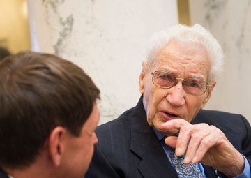 WWII veteran receives the French Legion d’Honneur by French Consul