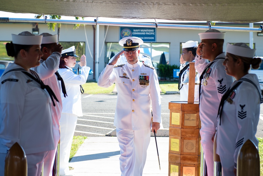 Navy Munitions Command Pacific East Asia Division, Unit Pearl Harbor, Change of Command