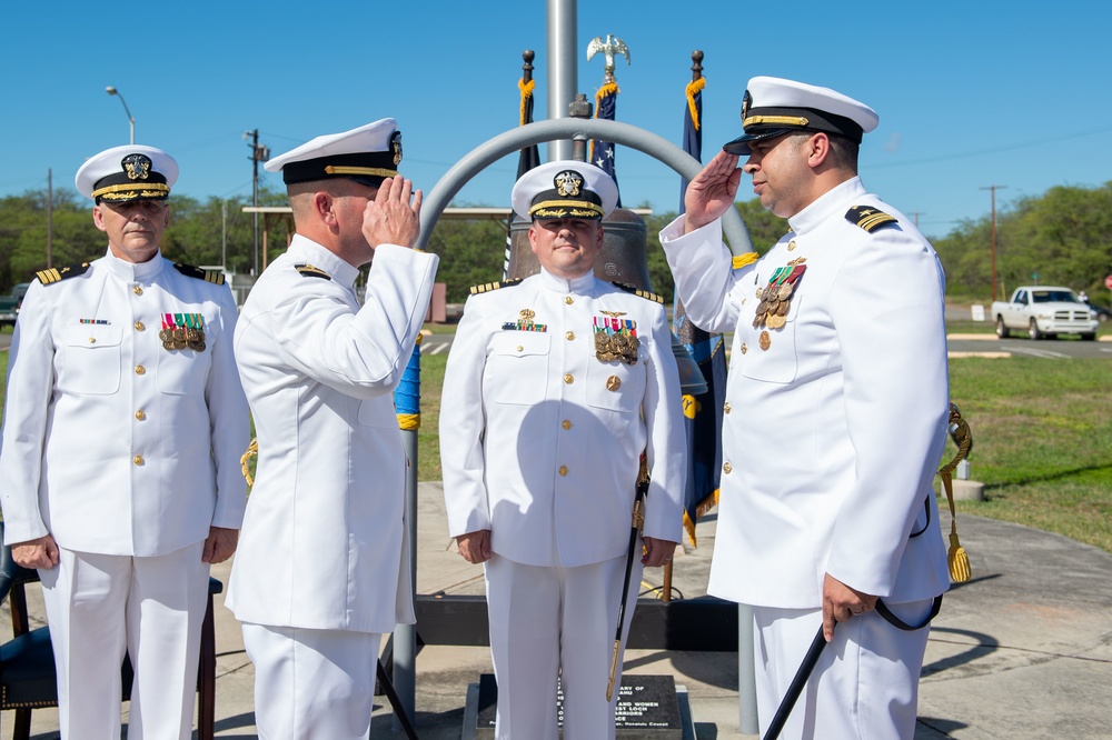 Navy Munitions Command Pacific East Asia Division, Unit Pearl Harbor, Change of Command