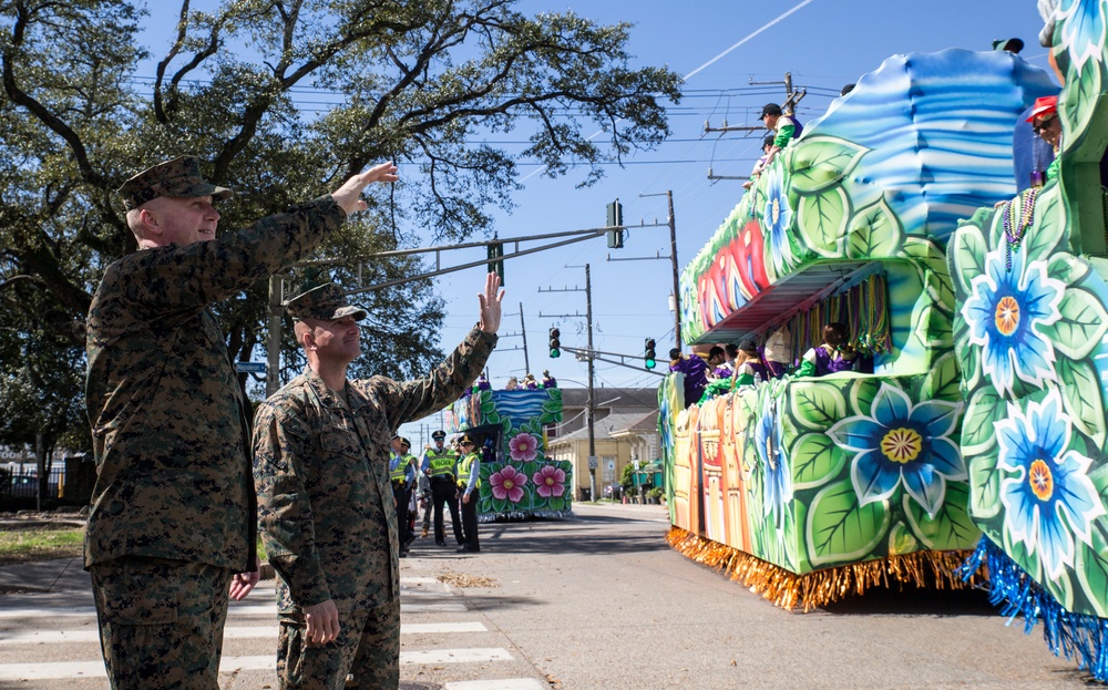 MARFORRES Participates in Mardi Gras 2019