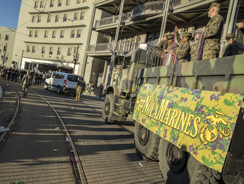 MARFORRES Participates in Mardi Gras 2019