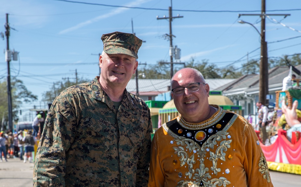 MARFORRES Participates in Mardi Gras 2019