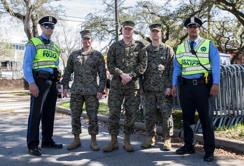 MARFORRES Participates in Mardi Gras 2019