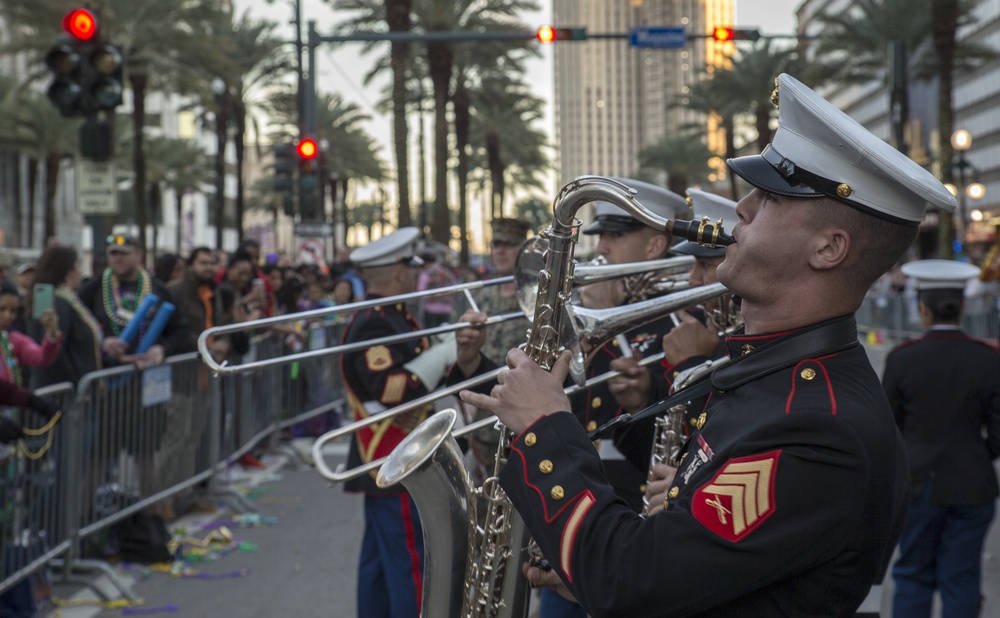 MARFORRES Participates in Mardi Gras 2019