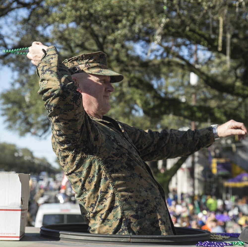 MARFORRES Participates in Mardi Gras 2019