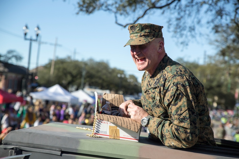 MARFORRES Participates in Mardi Gras 2019