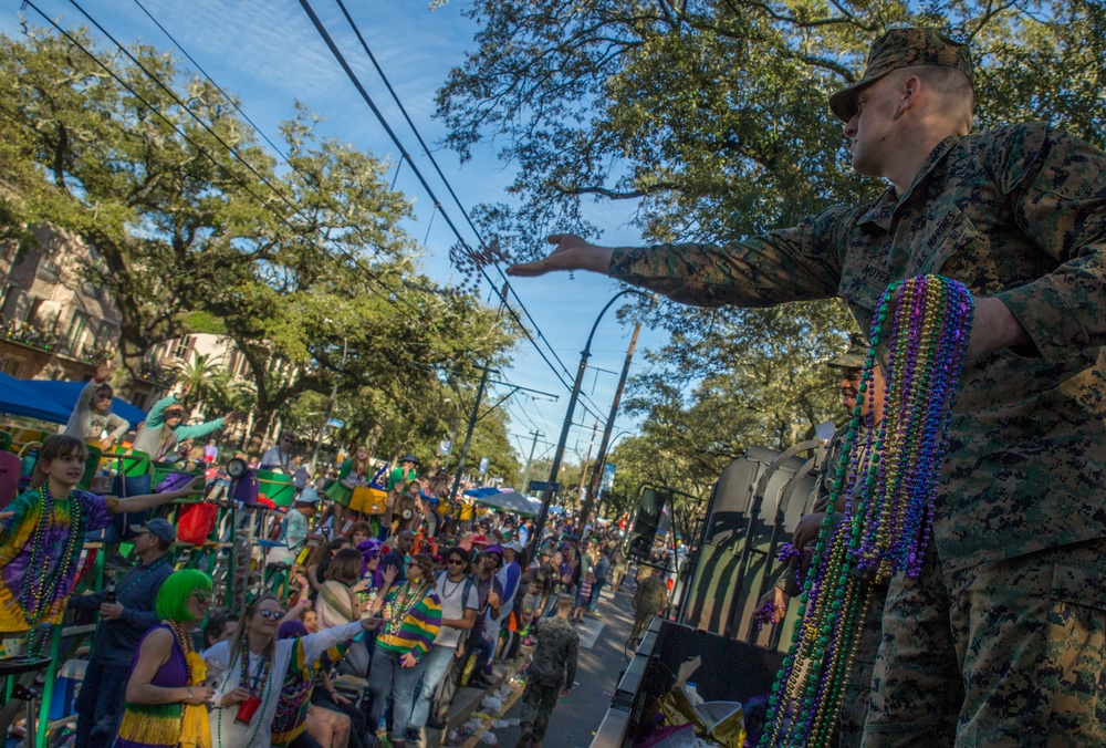 MARFORRES Participates in Mardi Gras 2019