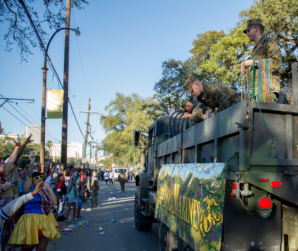 MARFORRES Participates in Mardi Gras 2019