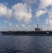 The aircraft carrier USS John C. Stennis (CVN 74) launches an E/A-18G Growler