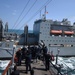 USS Blue Ridge conducts replenishment at sea