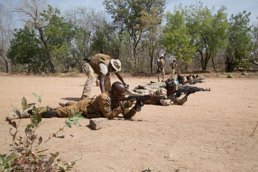 Flintlock training in Po, Burkina Faso