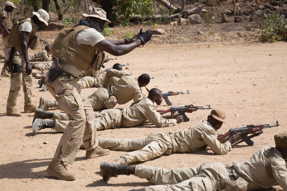 Flintlock training in Po, Burkina Faso