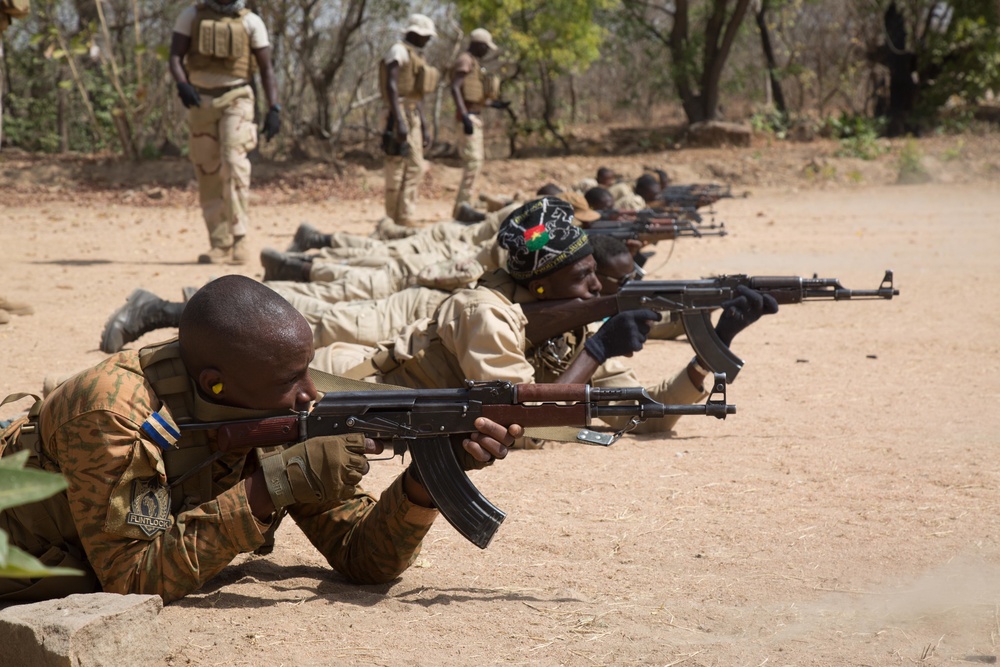 Flintlock training in Po, Burkina Faso