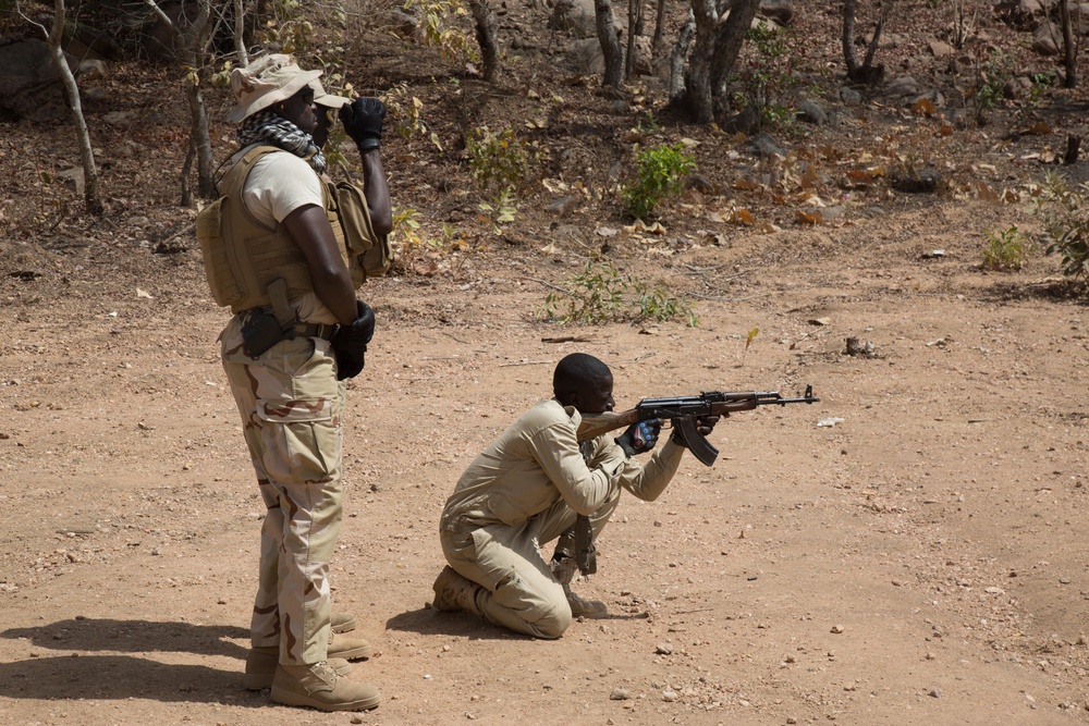 Flintlock training in Po, Burkina Faso