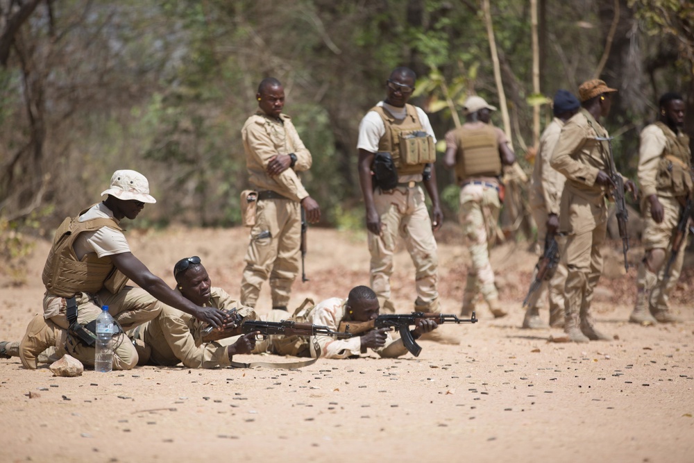 Flintlock training in Po, Burkina Faso