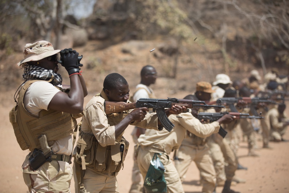 Flintlock training in Po, Burkina Faso