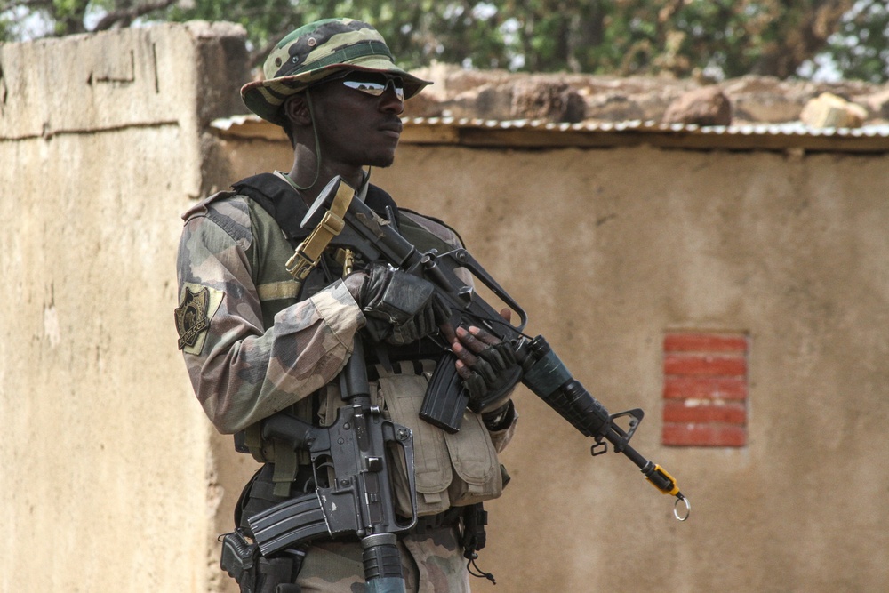 Flintlock training in Po, Burkina Faso