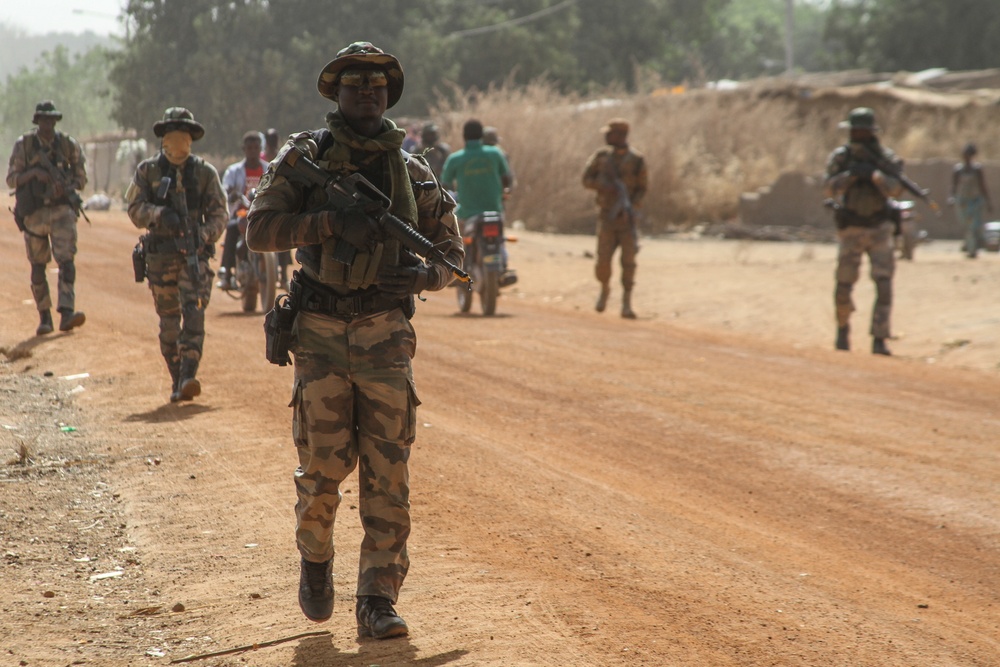 Flintlock training in Po, Burkina Faso