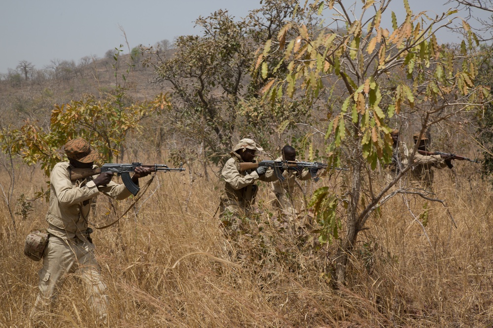 Flintlock training in Po, Burkina Faso