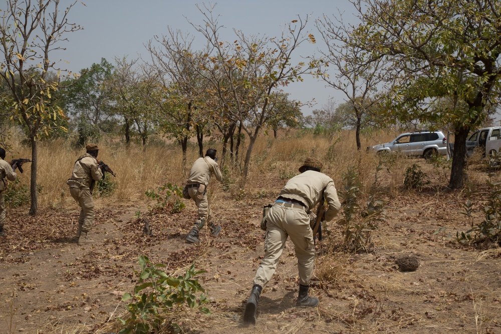 Flintlock training in Po, Burkina Faso