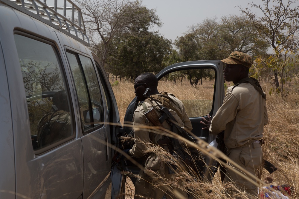 Flintlock training in Po, Burkina Faso