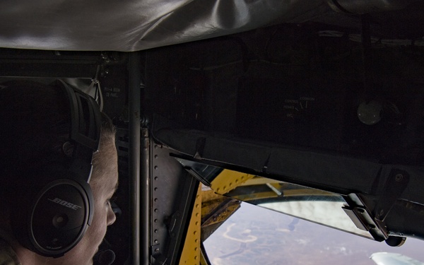 F-15C Eagles fly in support of CJTF-OIR