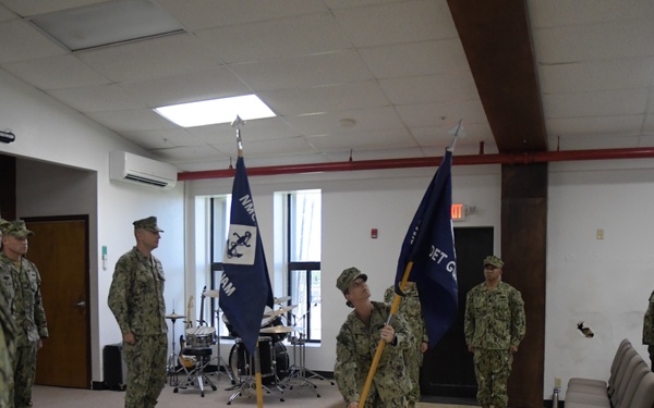 Naval Mobile Construction Battalion (NMCB) 133 conducted a change of charge ceremony