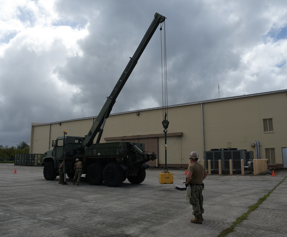 Naval Mobile Construction Battalion (NMCB) 133 conducts a battalion equipment evaluation program.