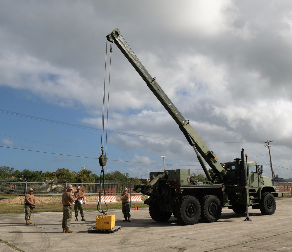 Naval Mobile Construction Battalion (NMCB) 133 conducts a battalion equipment evaluation program