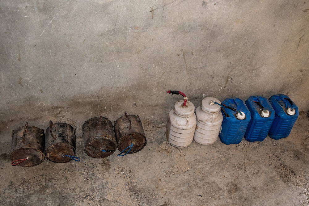 Caches of IEDs discovered by Coalition and Syrian Democratic Forces