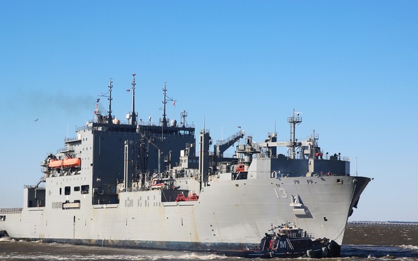 USNS Medgar Evers Deploys