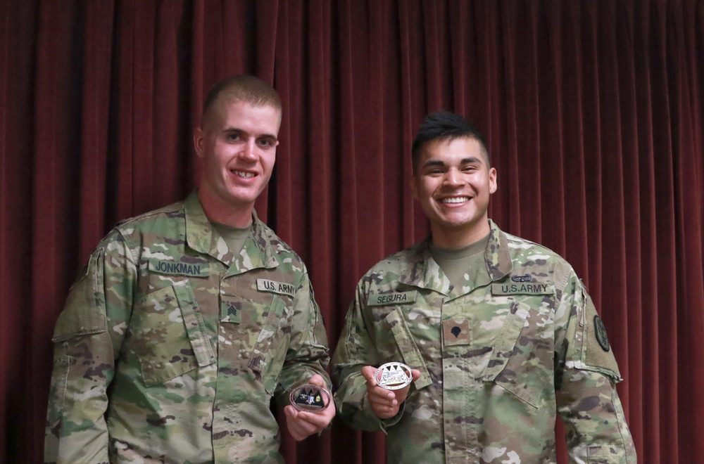 Evans ACH NCO, Soldier of the Year named