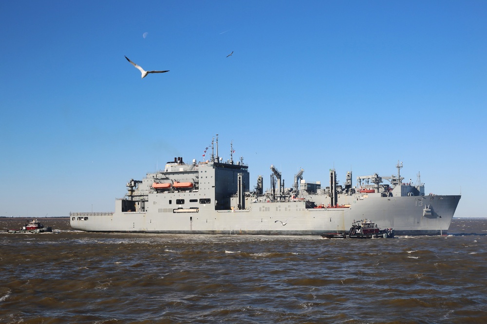 USNS Medgar Evers Deploys