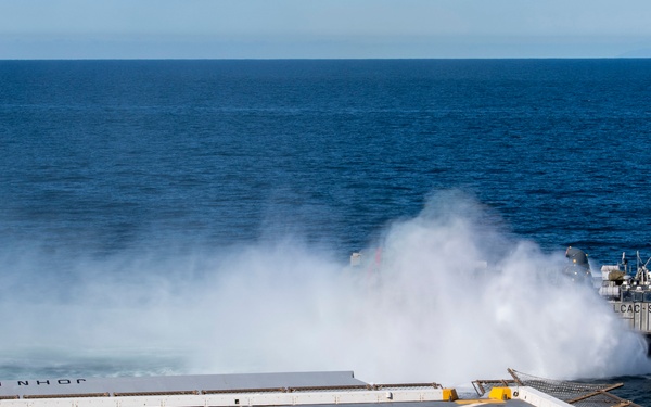 USS John P. Murtha Landing Craft Air Cushion Operations