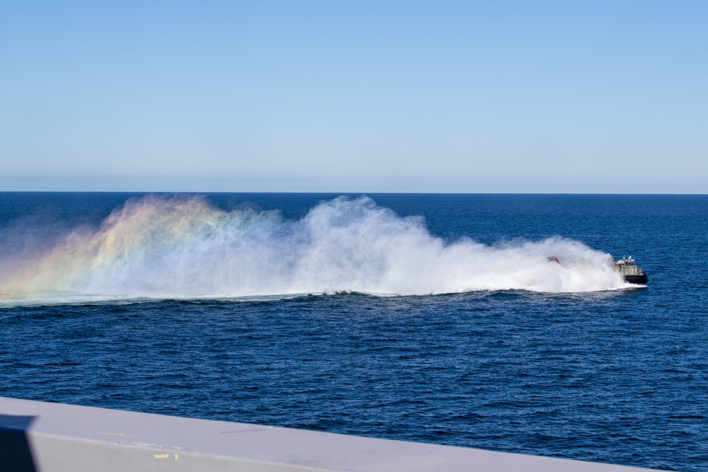 USS John P. Murtha Landing Craft Air Cushion Operations