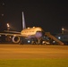 Air Force One touches down at RAF Mildenhall