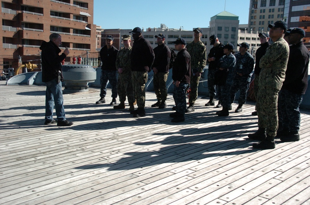 USS Wisconsin (BB 64) tour