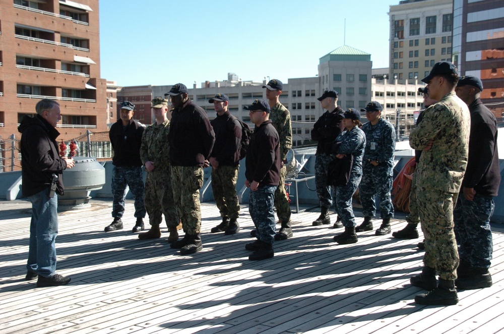 USS Wisconsin (BB 64) tour