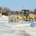 Contractors clear snow at Fort McCoy after February snowfall